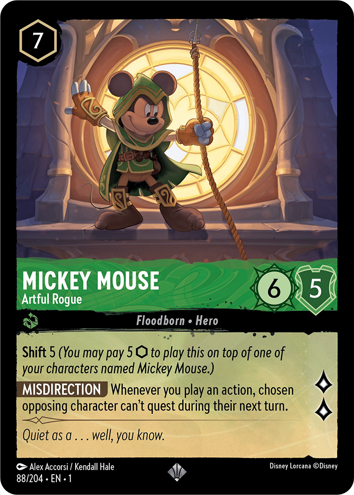 Card News] Mickey Mouse - Artful Rogue & Do It Again! - Mushu ...