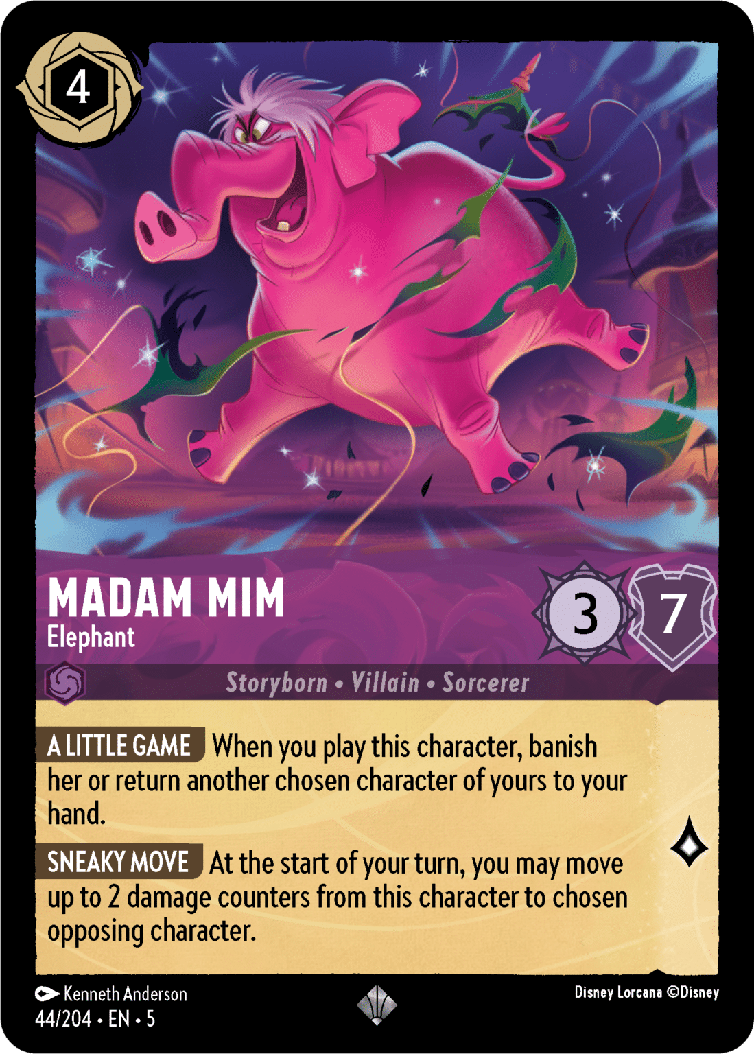 Madam Mim - Elephant - Mushu Report | Disney Lorcana News & Updates