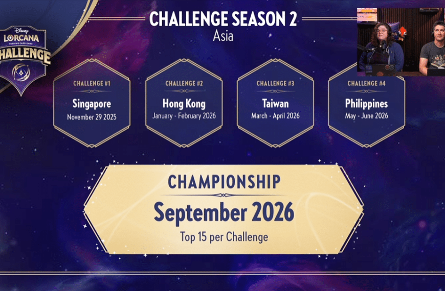 Disney Lorcana Challenge is coming to Asia!