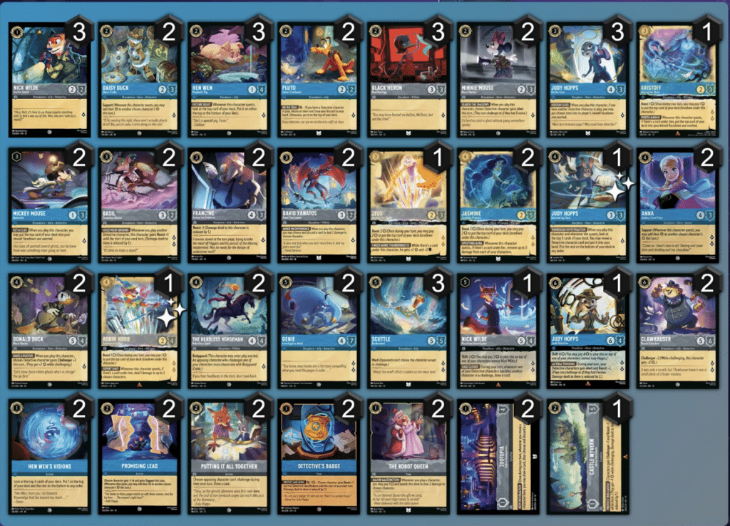 Single Player Decklists for Whispers in the Well - Mushu Report | Disney  Lorcana News & Updates